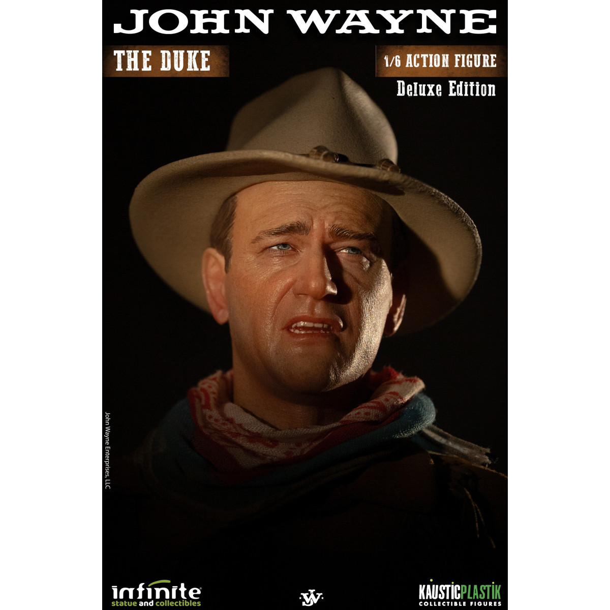 Infinite Statue X Kaustic Plastik - John Wayne The Duke Deluxe Edition 1/6