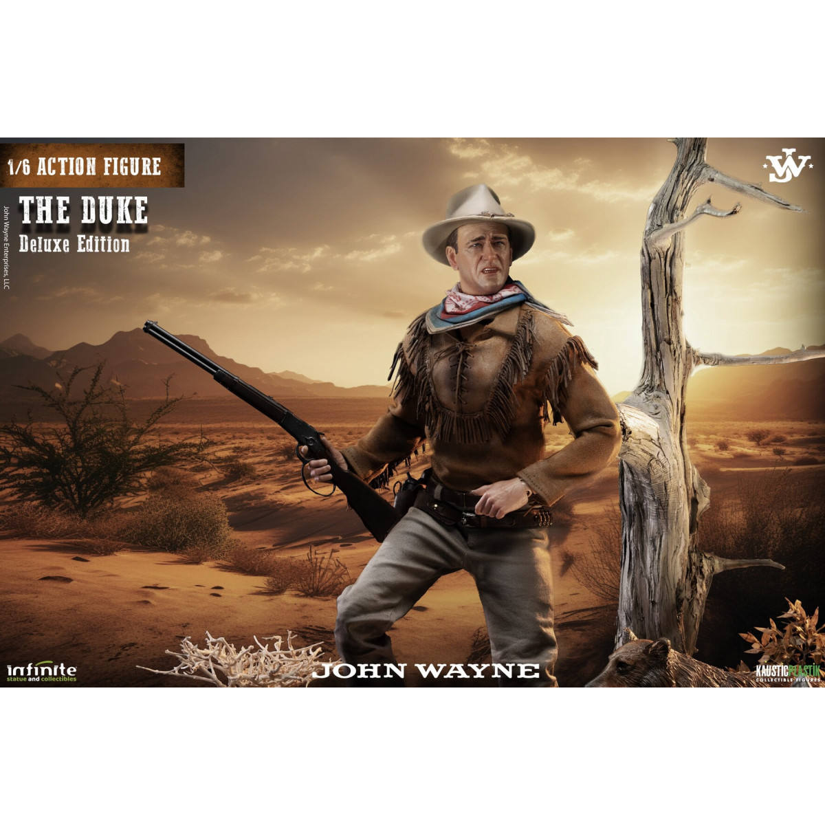 Infinite Statue X Kaustic Plastik - John Wayne The Duke Deluxe Edition 1/6