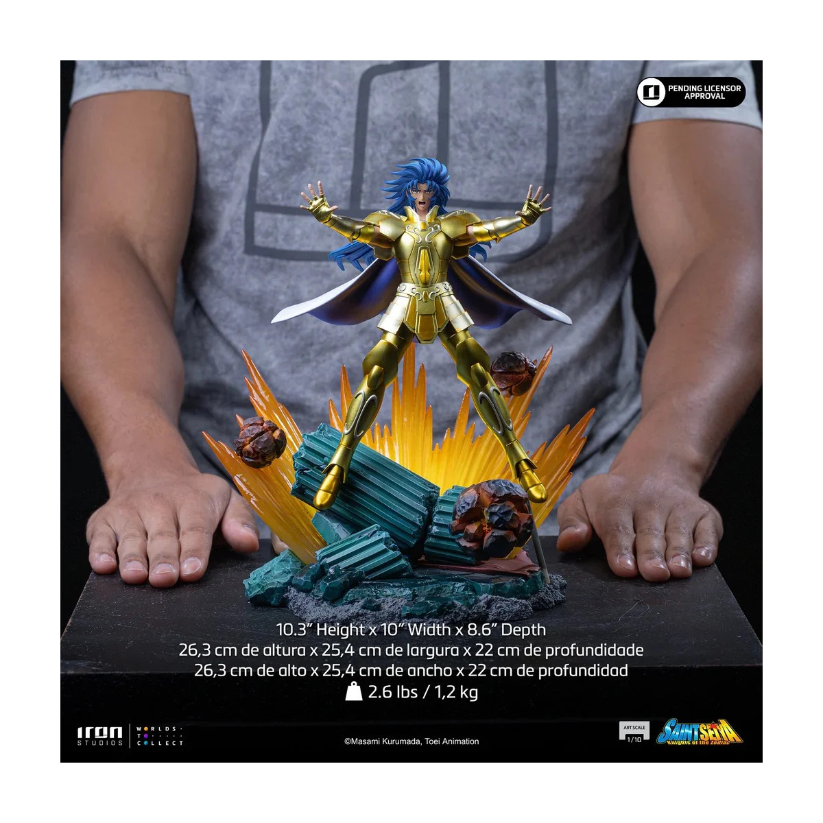 Iron Studios - Saint Seiya - Gemini Saga Art Scale 1/10 - Knights of the Zodiac