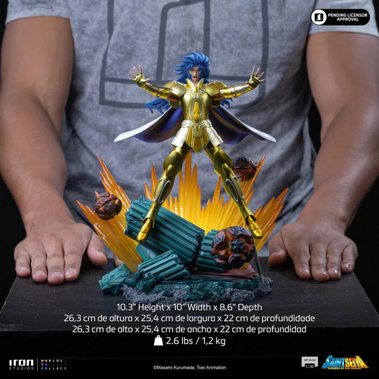Iron Studios - Saint Seiya - Gemini Saga Art Scale 1/10 - Knights of the Zodiac