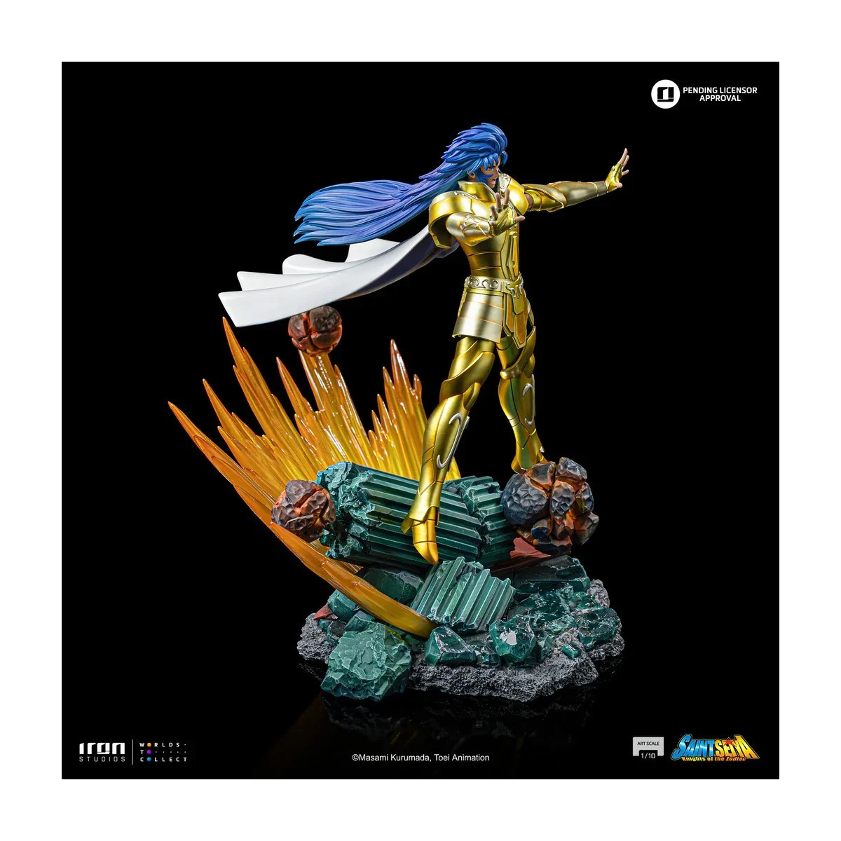 Iron Studios - Saint Seiya - Gemini Saga Art Scale 1/10 - Knights of the Zodiac