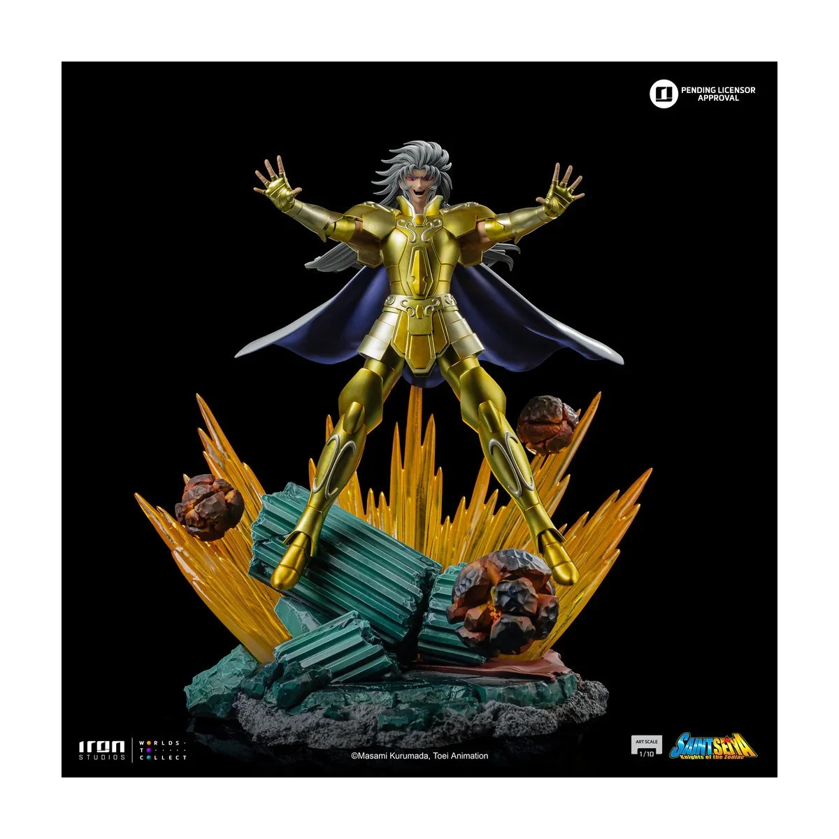 Iron Studios - Saint Seiya - Gemini Saga Art Scale 1/10 - Knights of the Zodiac