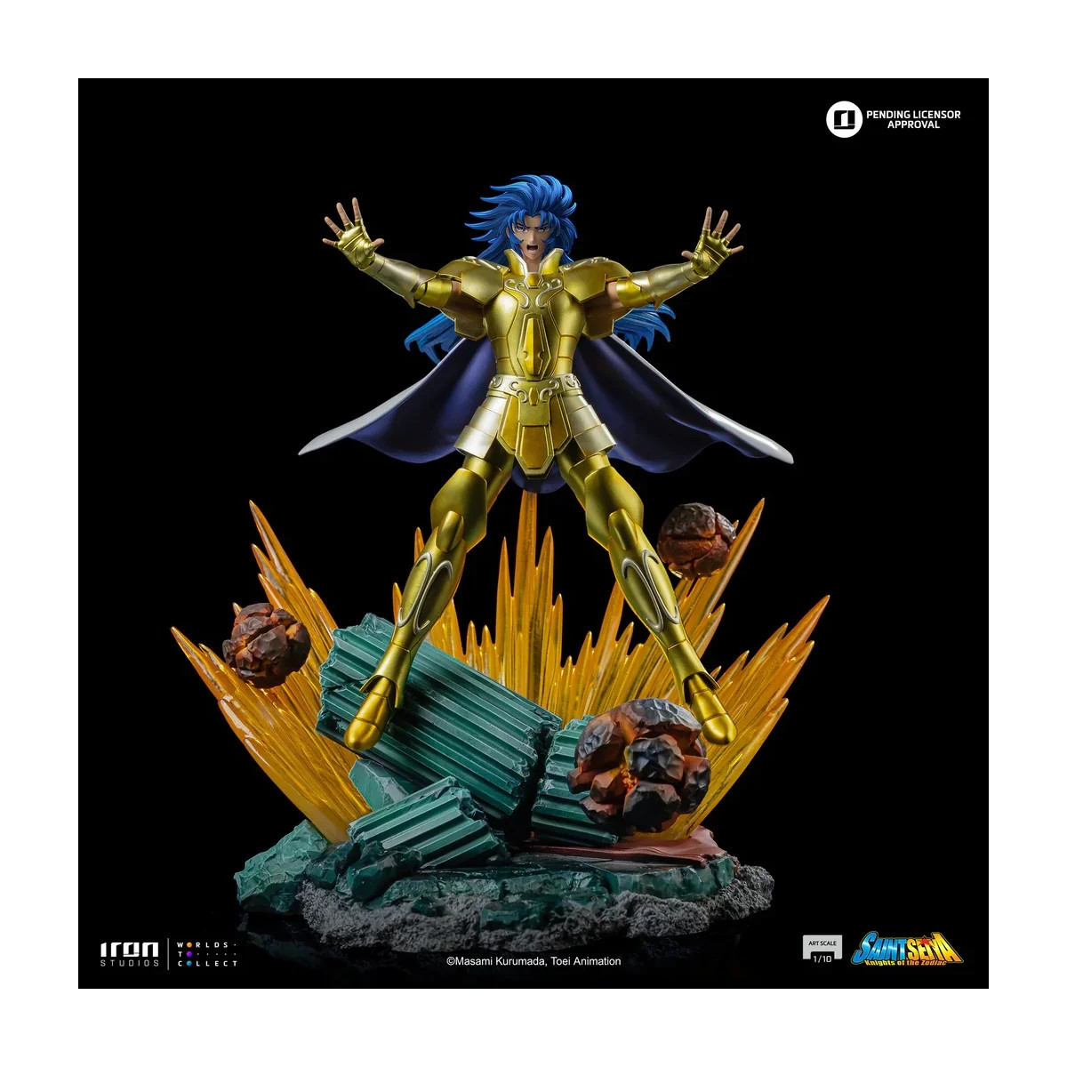 Iron Studios - Saint Seiya - Gemini Saga Art Scale 1/10 - Knights of the Zodiac
