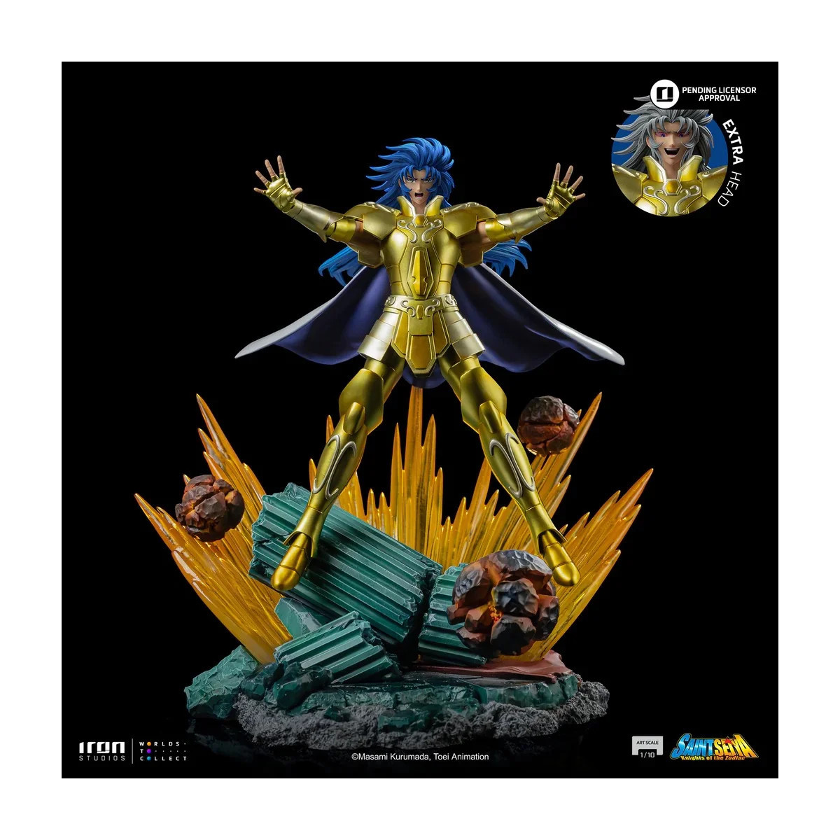 Iron Studios - Saint Seiya - Gemini Saga Art Scale 1/10 - Knights of the Zodiac