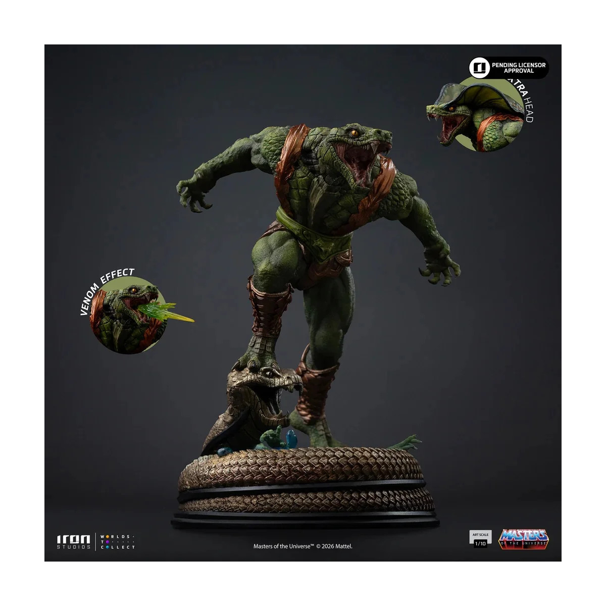 Iron Studios - Kobra Khan Art Scale 1/10 - Masters of the Universe - Masters of the Universe