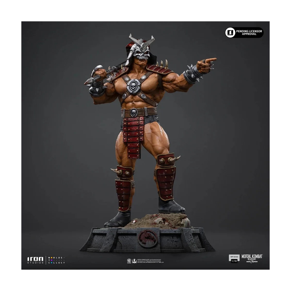 Iron Studios - Mortal Kombat - Shao Khan Art Scale 1/10