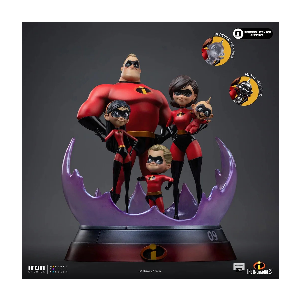 Iron Studios - Disney Pixar - The Incredibles Art Scale 1/10