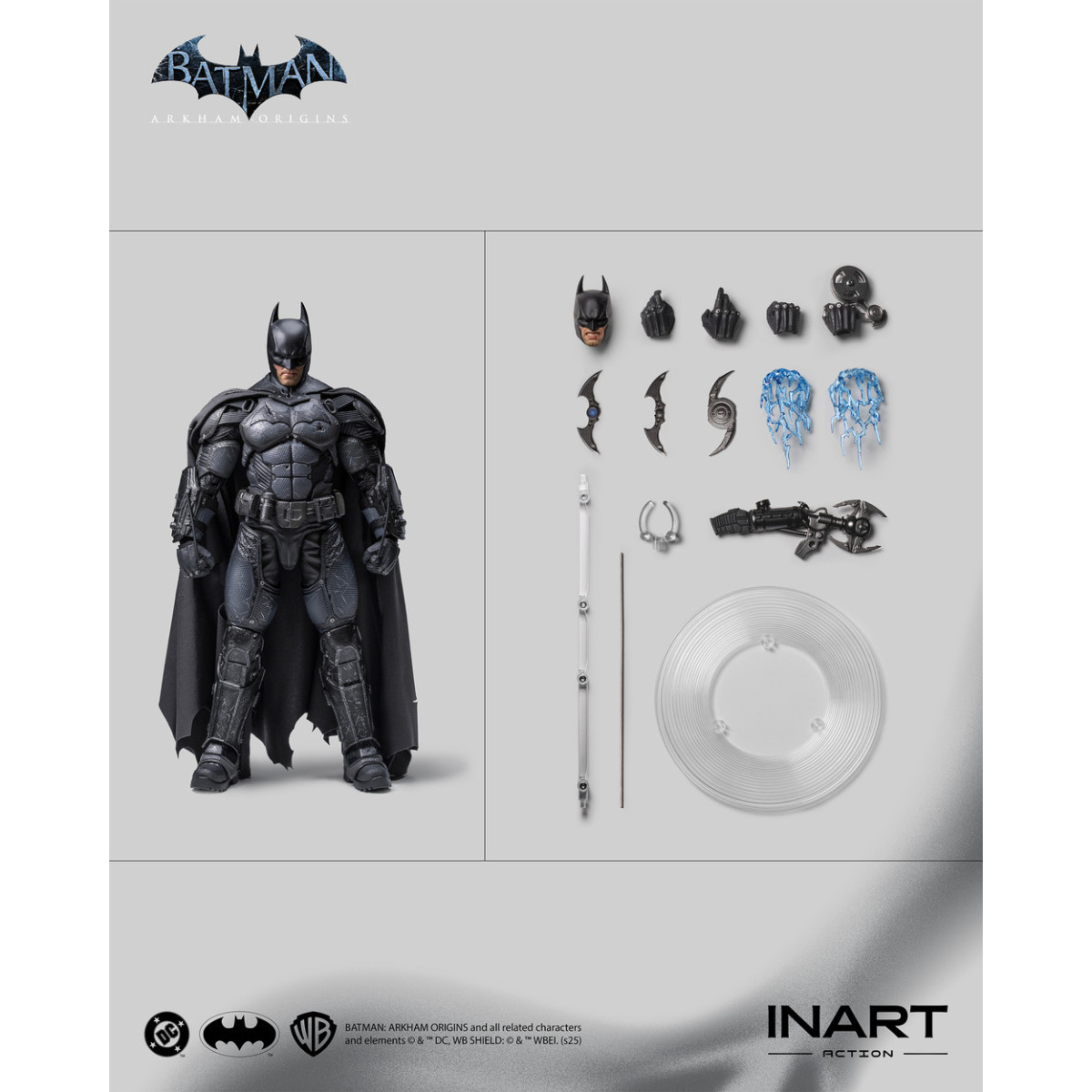 INART - Batman (Battle Damaged Version) - Batman: Arkham Origins 1/12 Scale Figure
