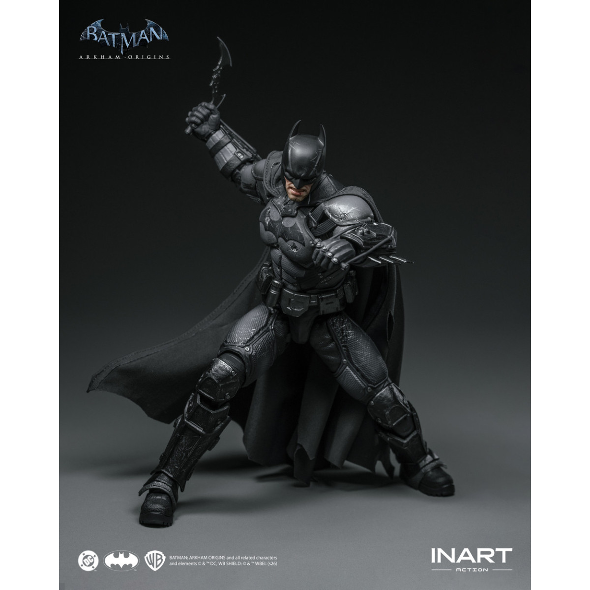 INART - Batman (Battle Damaged Version) - Batman: Arkham Origins 1/12 Scale Figure