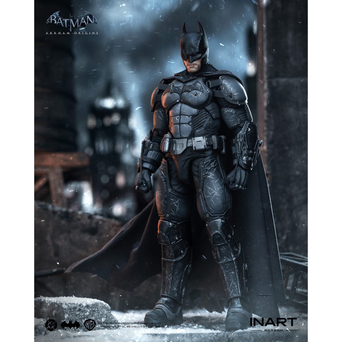 INART - Batman (Battle Damaged Version) - Batman: Arkham Origins 1/12 Scale Figure