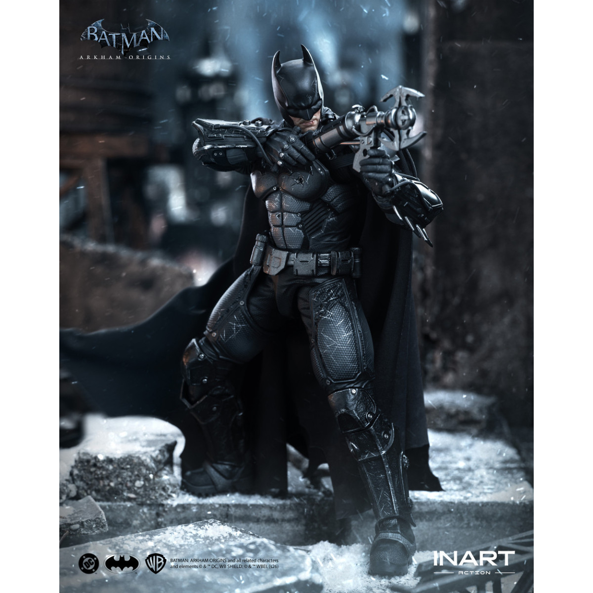 INART - Batman (Battle Damaged Version) - Batman: Arkham Origins 1/12 Scale Figure