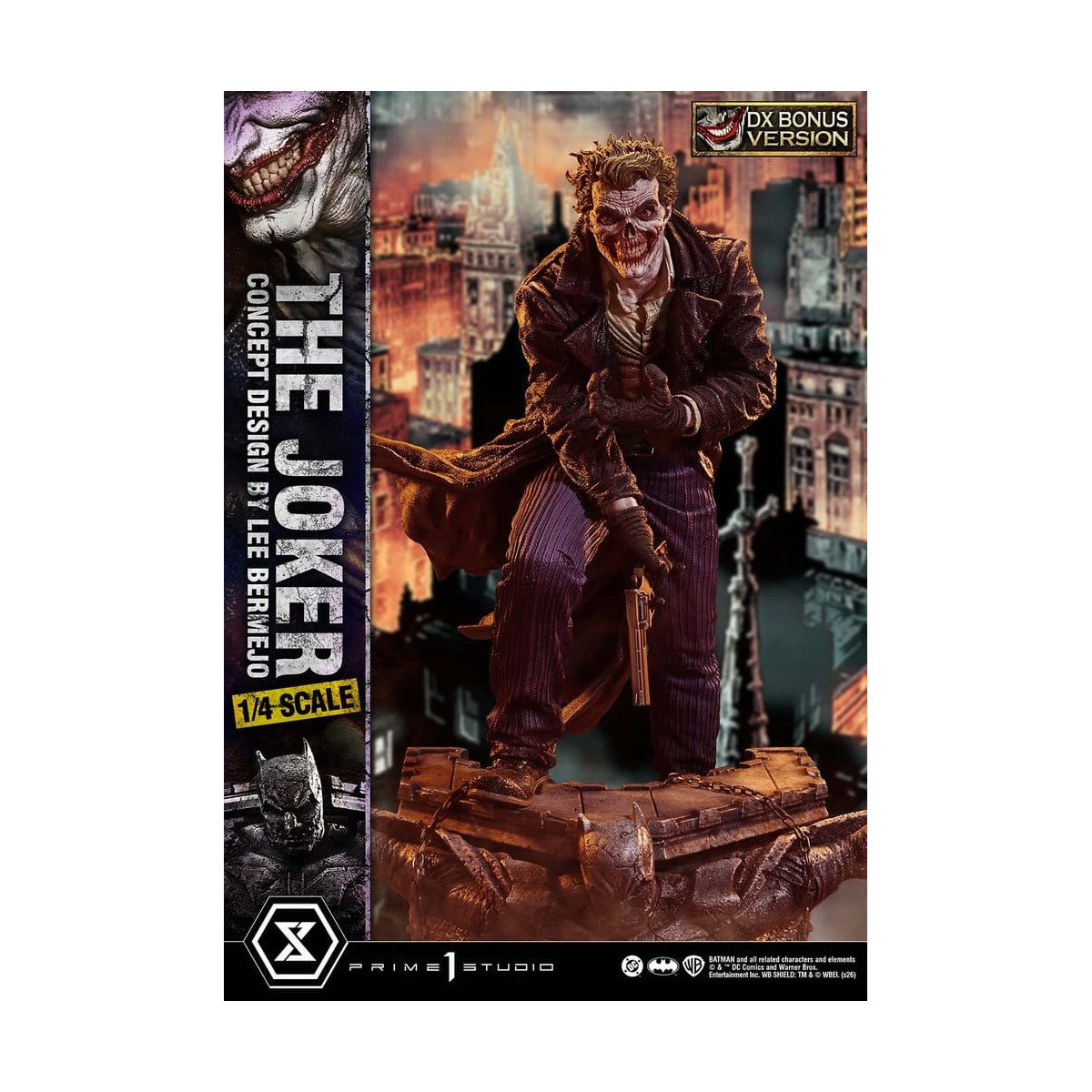 Prime 1 Studio - The Joker (Concept Design by Lee Bermejo) DX Bonus Version - Ultimate Premium Masterline Series 1/4