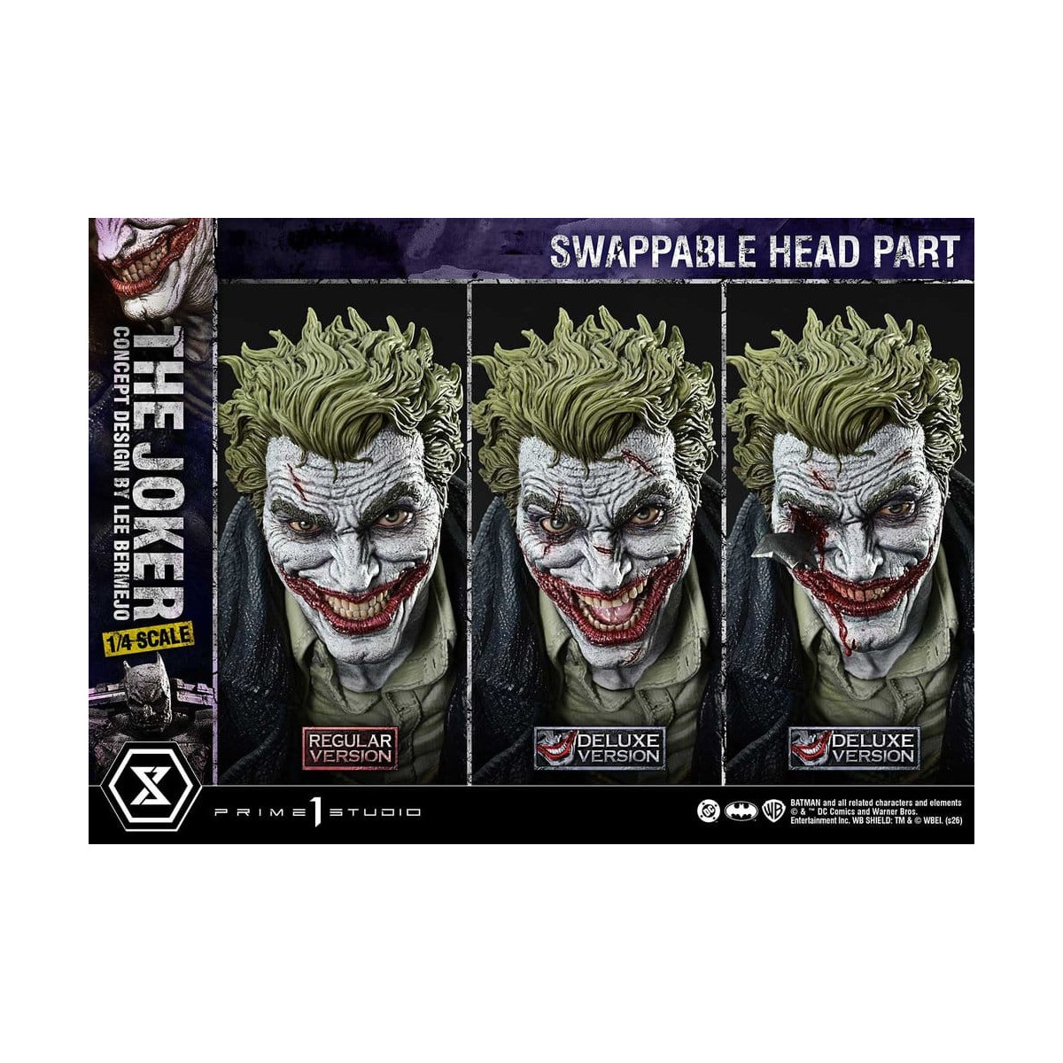 Prime 1 Studio - The Joker (Concept Design by Lee Bermejo) DX Bonus Version - Ultimate Premium Masterline Series 1/4