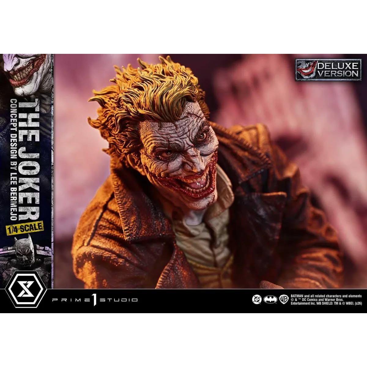Prime 1 Studio - The Joker (Concept Design by Lee Bermejo) DX Bonus Version - Ultimate Premium Masterline Series 1/4