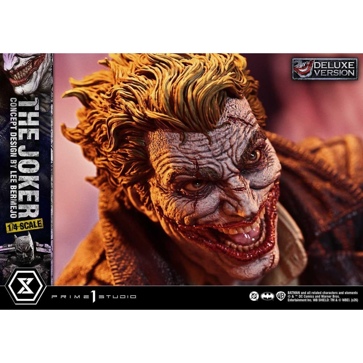 Prime 1 Studio - The Joker (Concept Design by Lee Bermejo) DX Bonus Version - Ultimate Premium Masterline Series 1/4