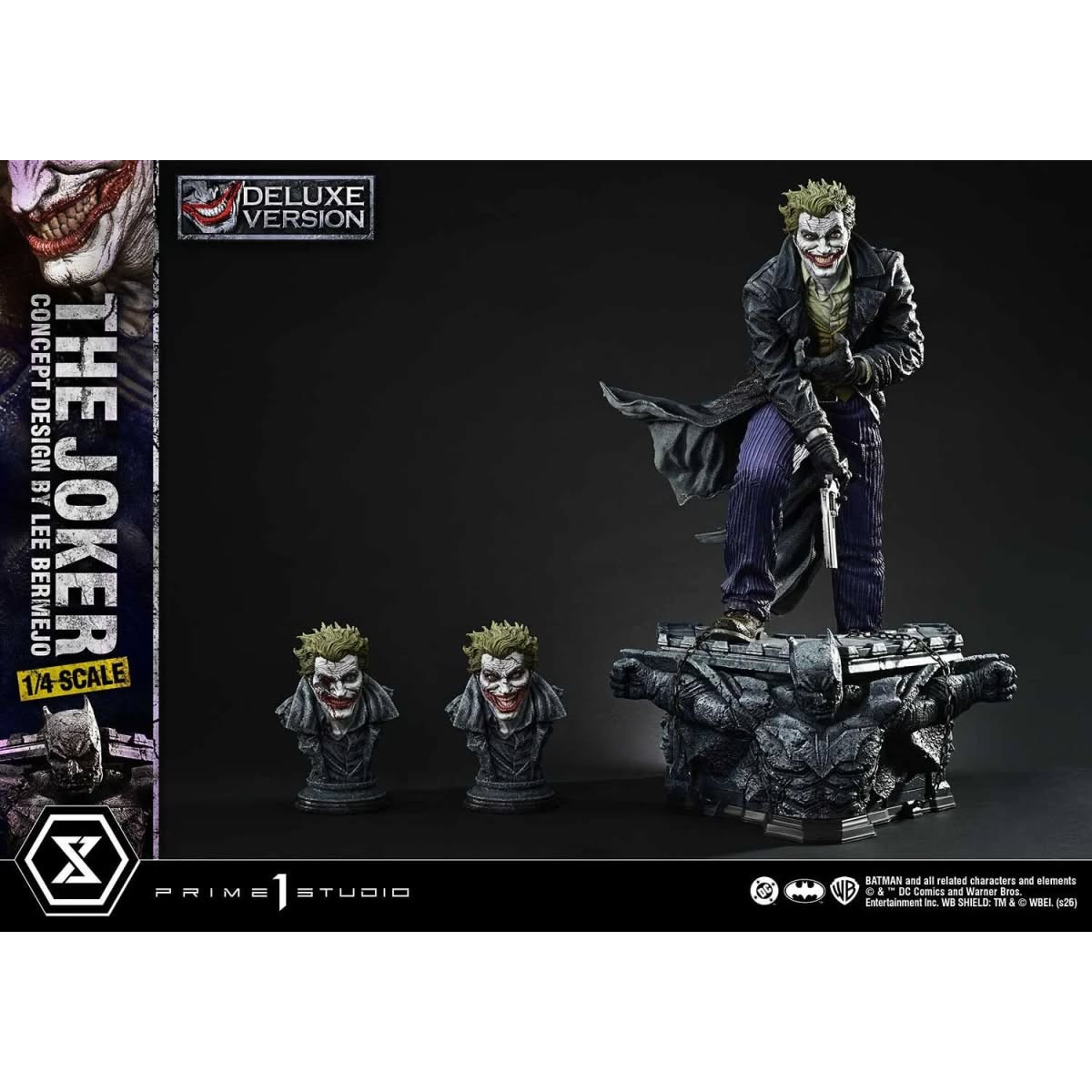 Prime 1 Studio - The Joker (Concept Design by Lee Bermejo) DX Bonus Version - Ultimate Premium Masterline Series 1/4