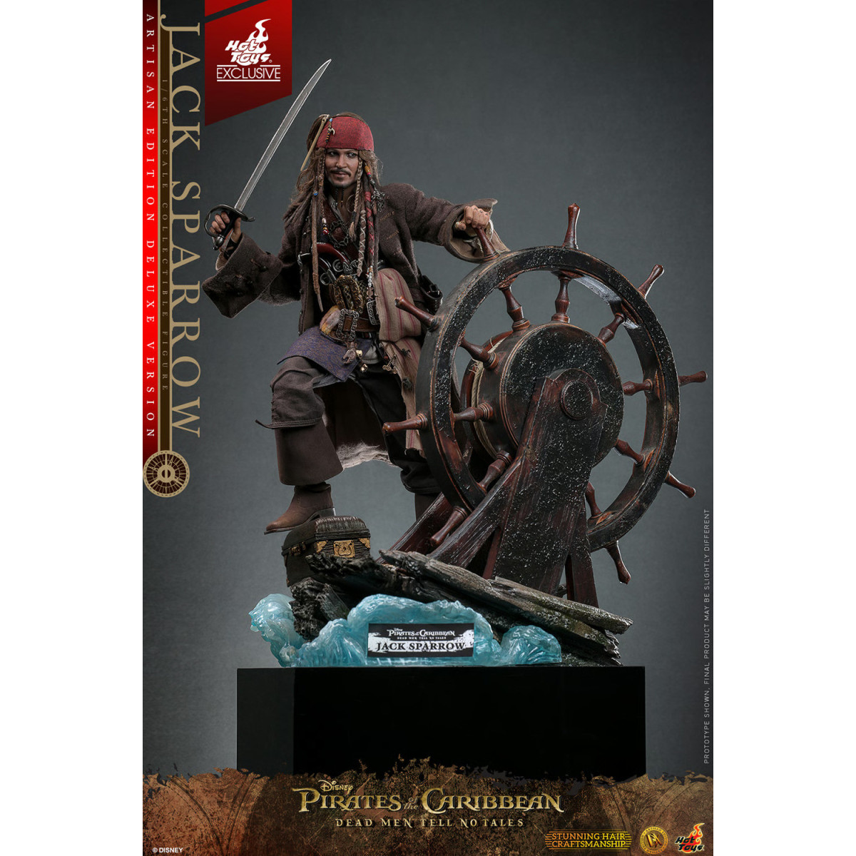 Hot Toys Pirates of the Caribbean - Jack Sparrow Artisan Edition Deluxe Version - Dead Men Tell No Tales