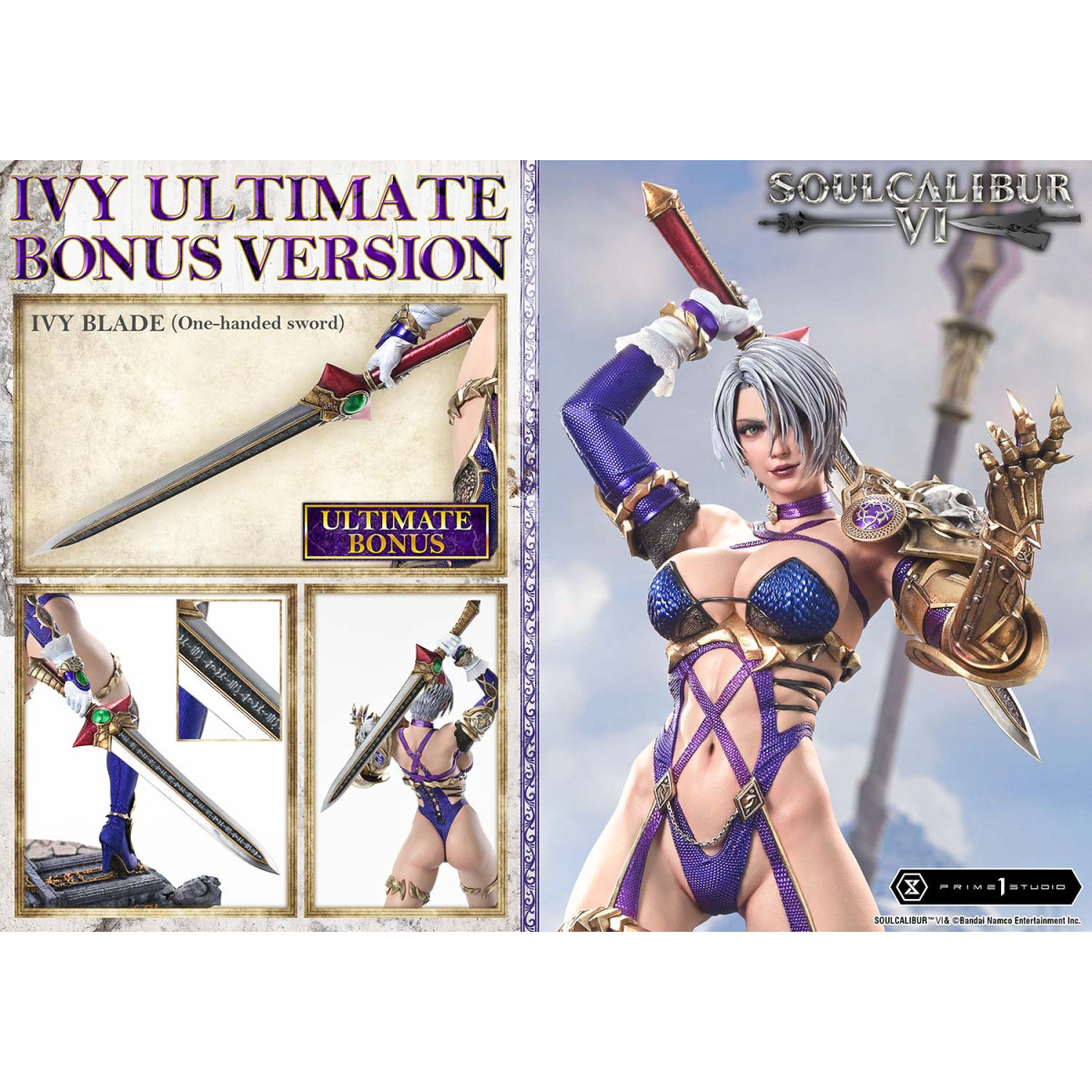 Prime 1 Studio - Soulcalibur VI - IVY Ultimate Bonus Version - Real Elite Masterline Series 1/4