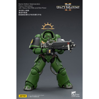 JoyToy - Space Marines II - Salamanders - Heavy Intercessor with Heavy Bolt Rifle and Bolt Pistol 1/18