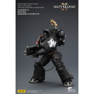 JoyToy - Space Marines II - Raven Guard - Heavy Intercessor with Heavy Bolt Rifle and Bolt Pistol 1/18