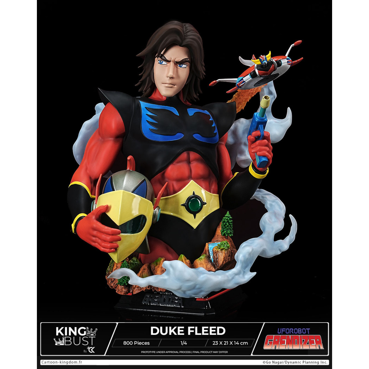 Cartoon Kingdom - King Bust Actarus 1/4 - Grendizer Grendizer - Limited Edition