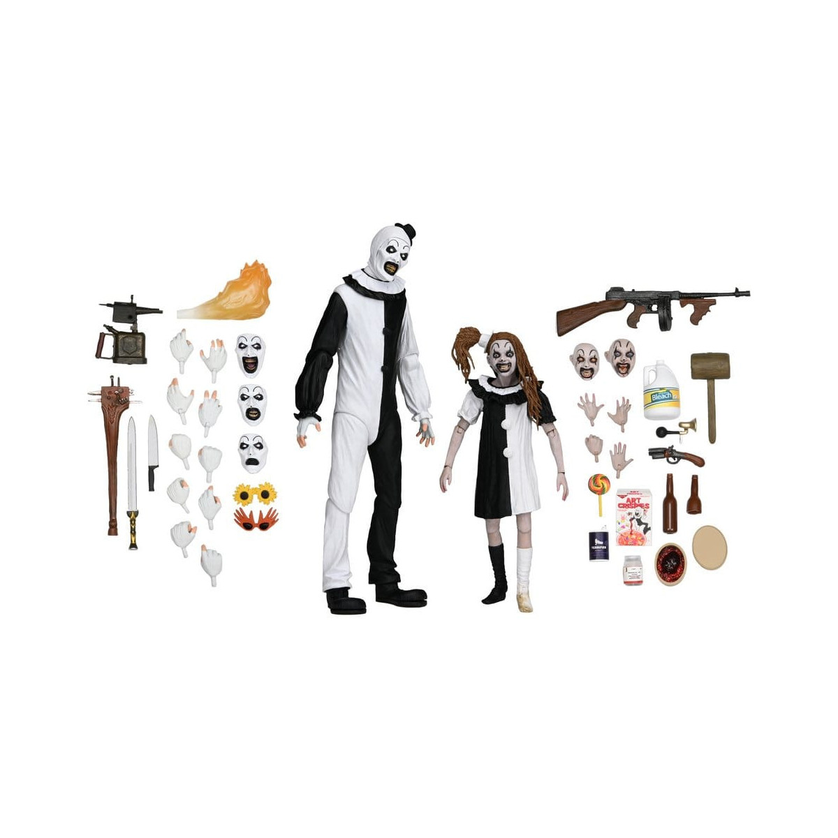 Neca Terrifier 2 - Ultimate Art the Clown & Little Pale Girl