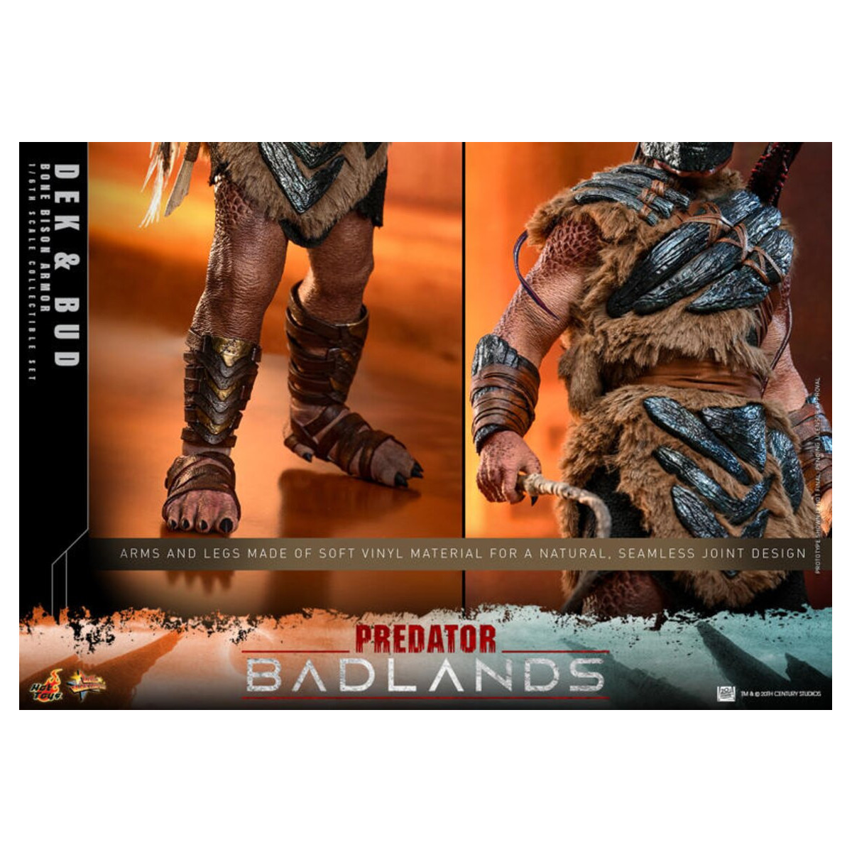 Hot Toys - Predator: Badlands - Dek (Bone Bison Armor) and Bud MMS 1/6
