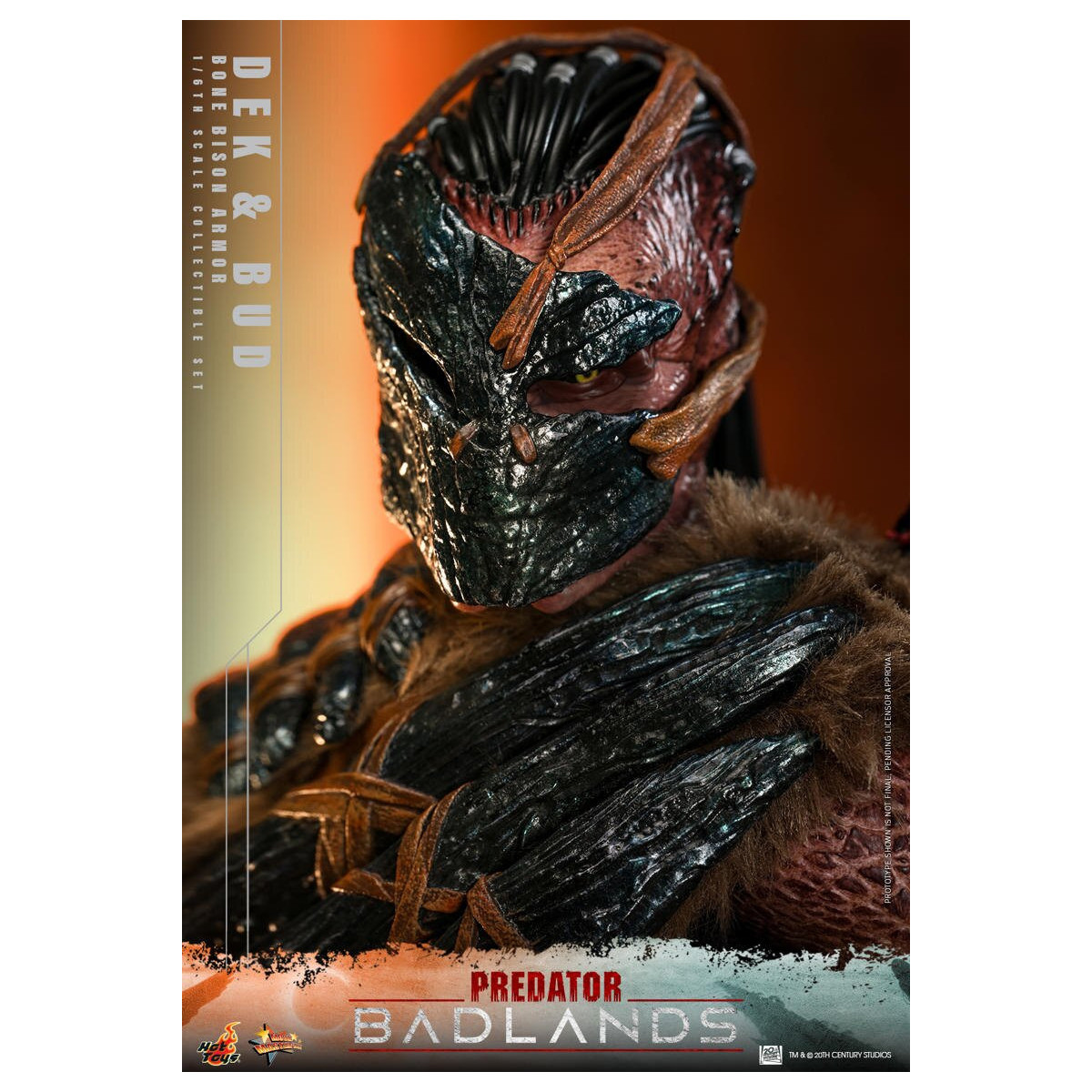 Hot Toys - Predator: Badlands - Dek (Bone Bison Armor) and Bud MMS 1/6