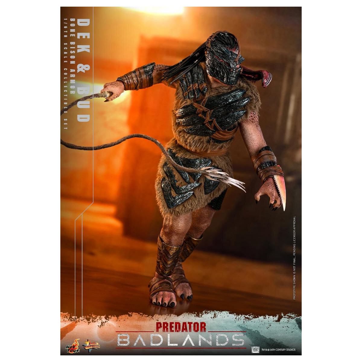 Hot Toys - Predator: Badlands - Dek (Bone Bison Armor) and Bud MMS 1/6