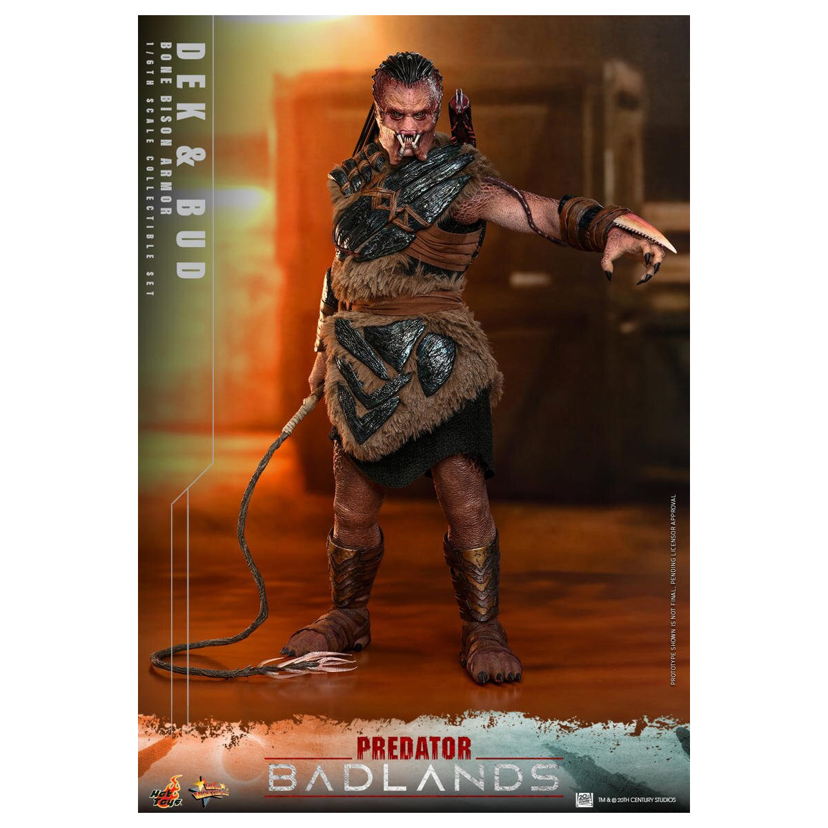 Hot Toys - Predator: Badlands - Dek (Bone Bison Armor) and Bud MMS 1/6