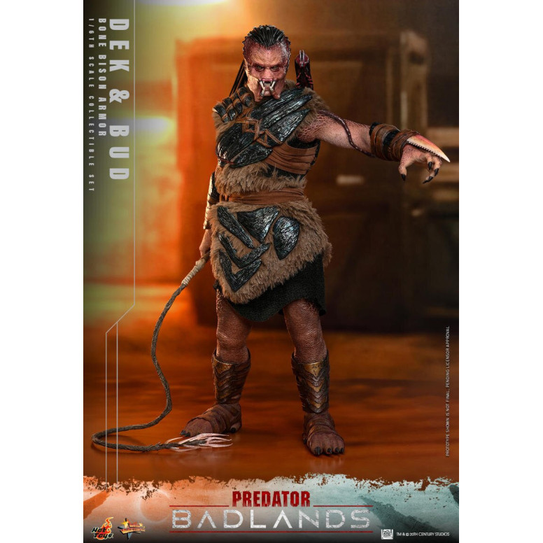 Hot Toys - Predator: Badlands - Dek (Bone Bison Armor) and Bud MMS 1/6