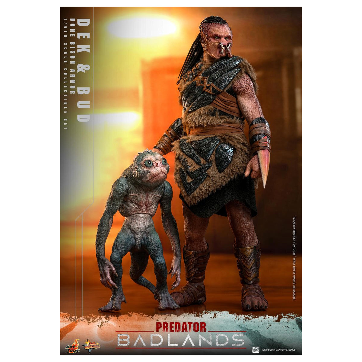 Hot Toys - Predator: Badlands - Dek (Bone Bison Armor) and Bud MMS 1/6