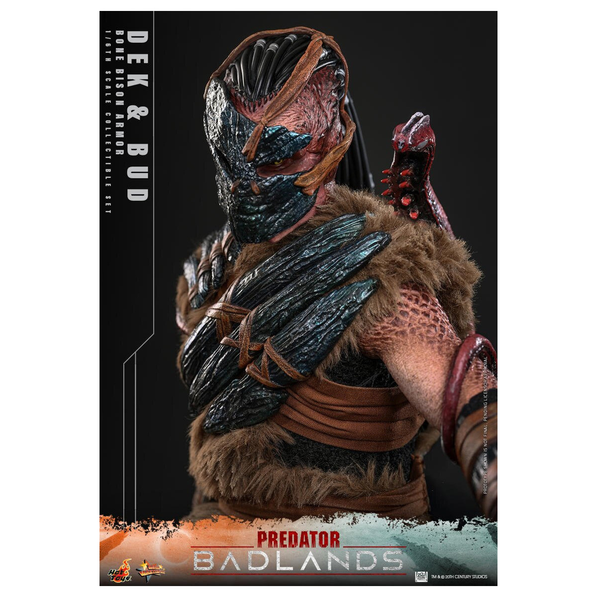 Hot Toys - Predator: Badlands - Dek (Bone Bison Armor) and Bud MMS 1/6