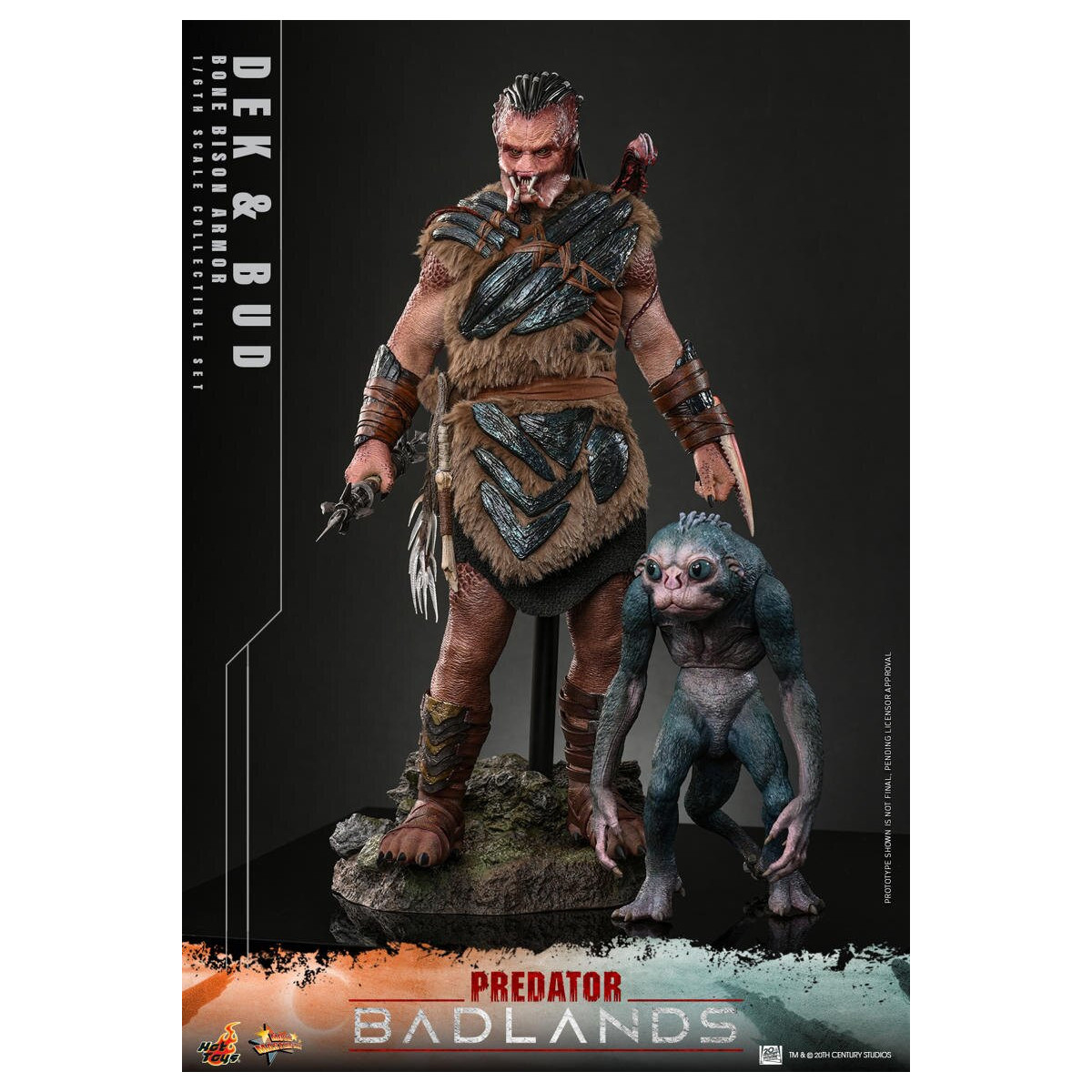 Hot Toys - Predator: Badlands - Dek (Bone Bison Armor) and Bud MMS 1/6