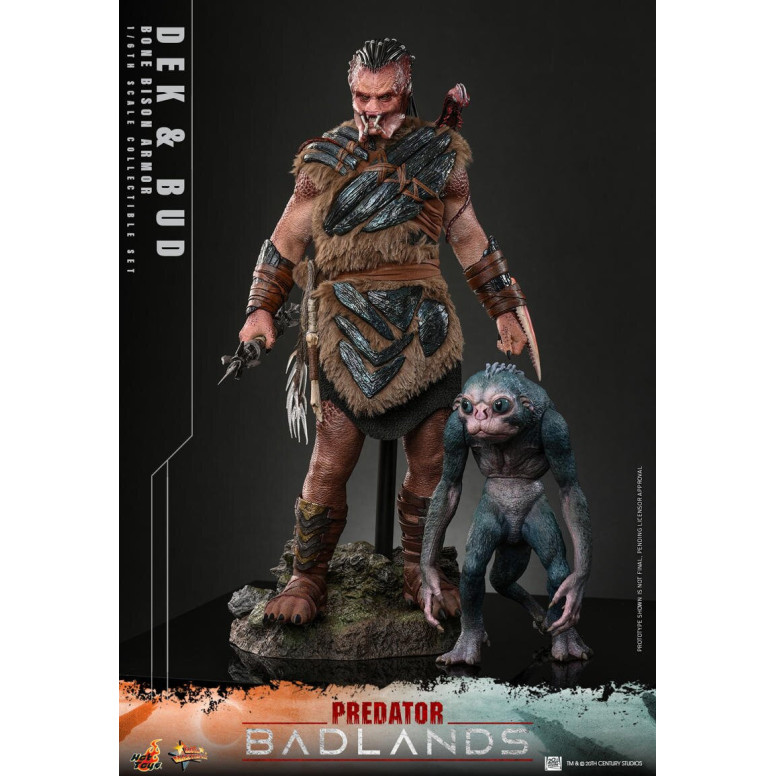 Hot Toys - Predator: Badlands - Dek (Bone Bison Armor) and Bud MMS 1/6