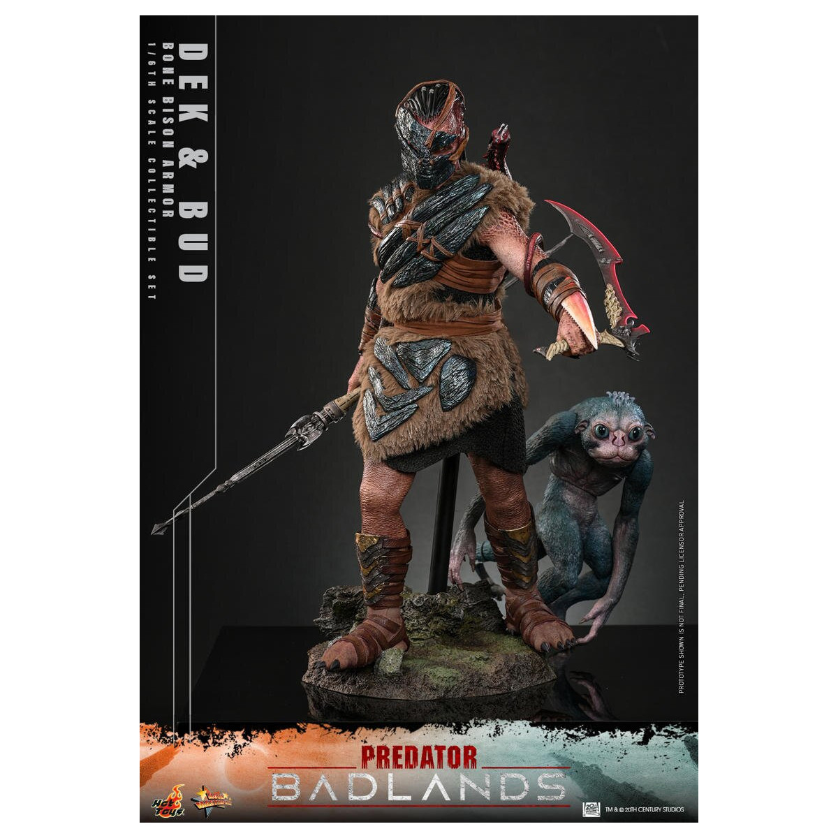 Hot Toys - Predator: Badlands - Dek (Bone Bison Armor) and Bud MMS 1/6