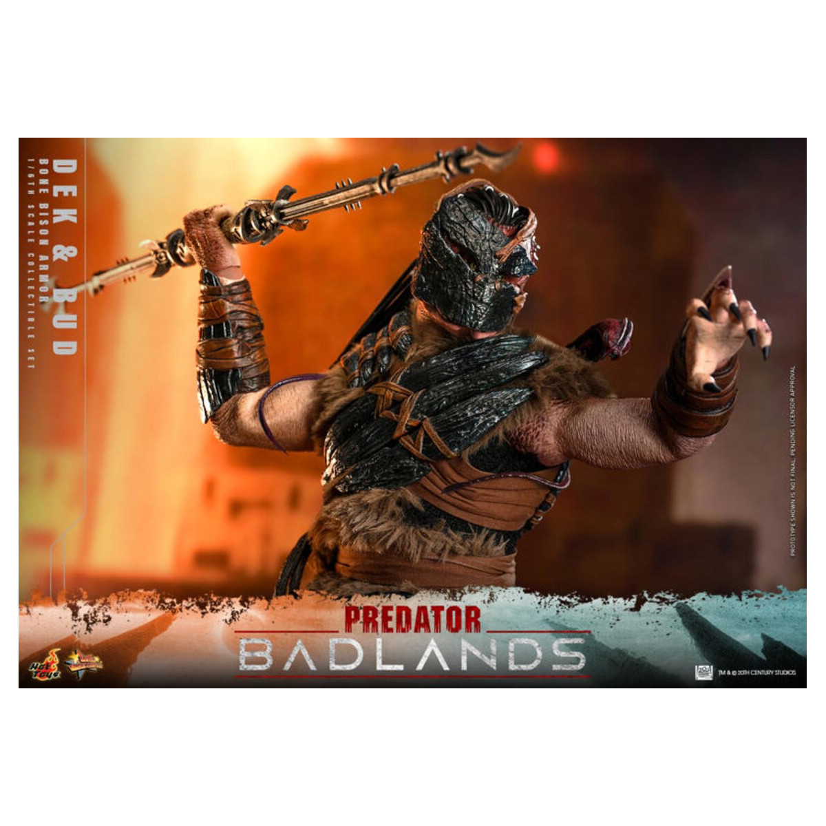 Hot Toys - Predator: Badlands - Dek (Bone Bison Armor) and Bud MMS 1/6