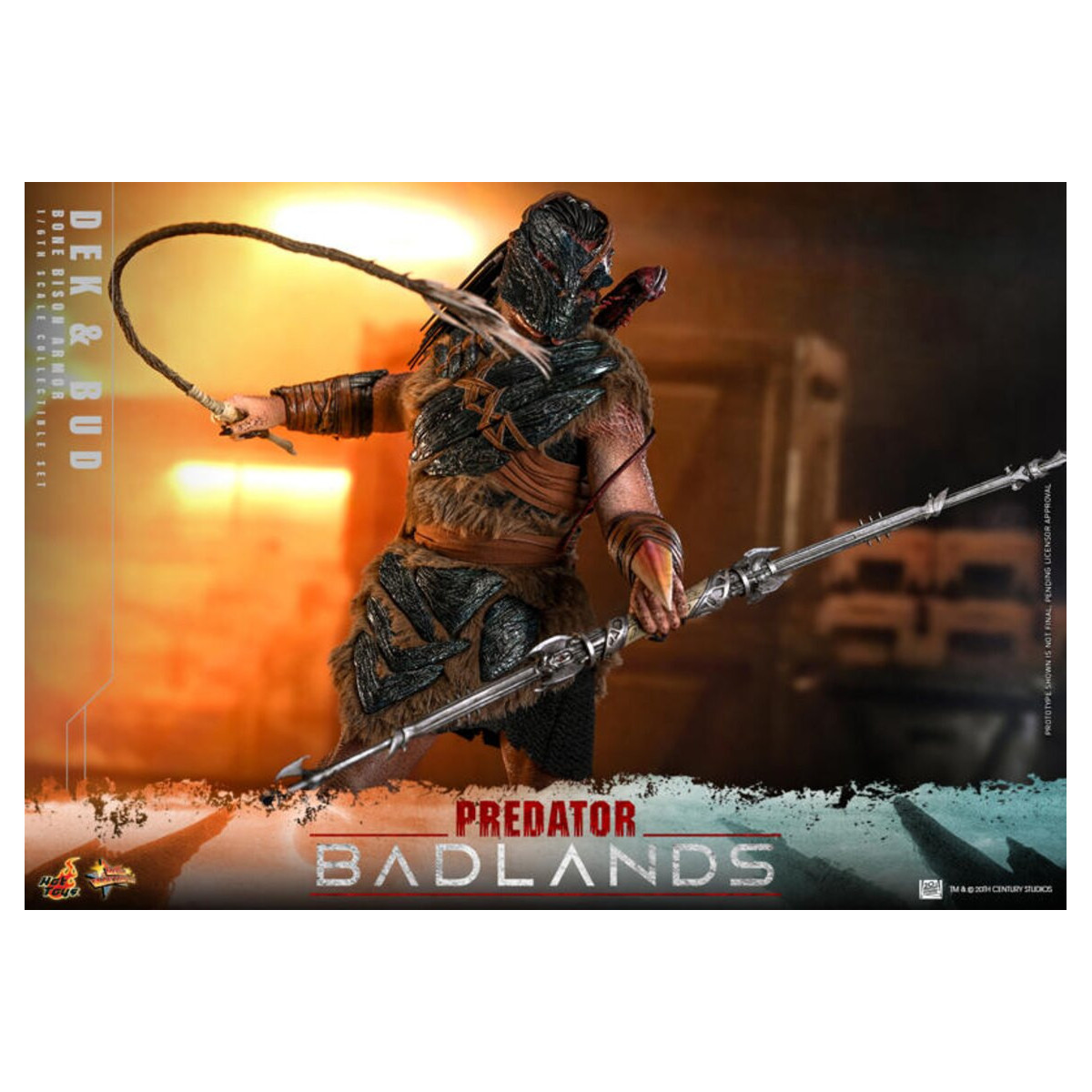 Hot Toys - Predator: Badlands - Dek (Bone Bison Armor) and Bud MMS 1/6