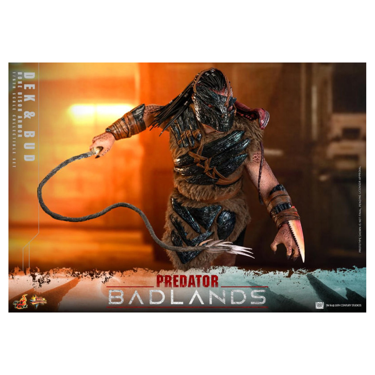 Hot Toys - Predator: Badlands - Dek (Bone Bison Armor) and Bud MMS 1/6