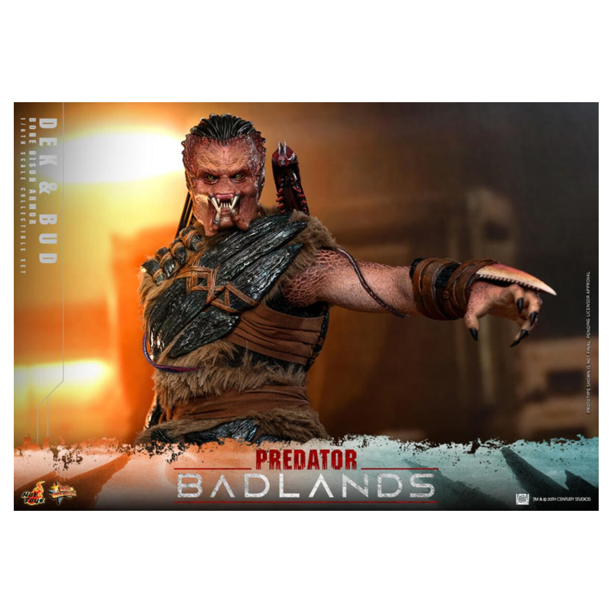 Hot Toys - Predator: Badlands - Dek (Bone Bison Armor) and Bud MMS 1/6