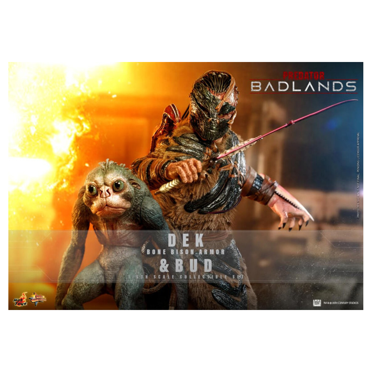 Hot Toys - Predator: Badlands - Dek (Bone Bison Armor) and Bud MMS 1/6