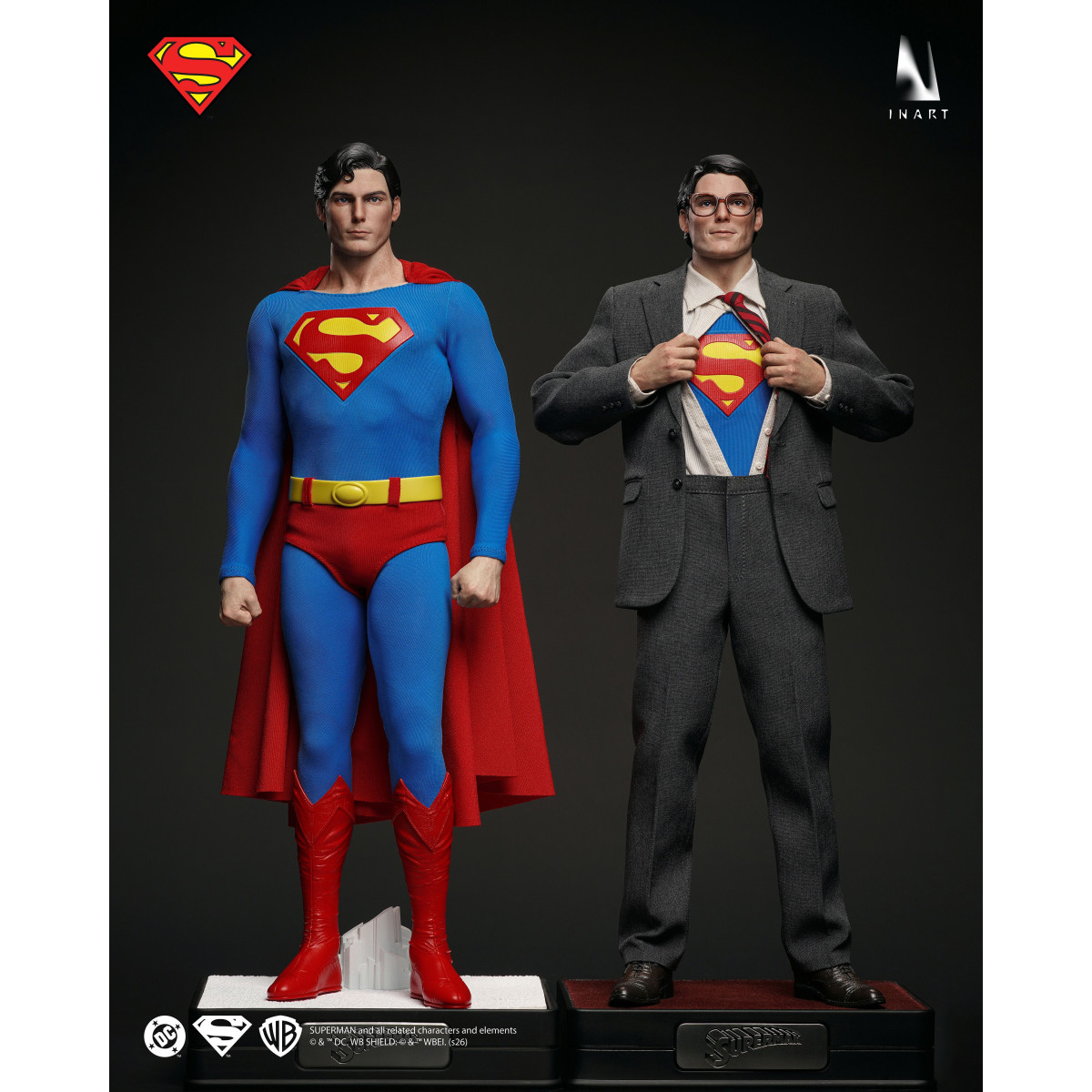 INART - Superman & Clark Kent 1978 1/6 Scale Collectible Figurine