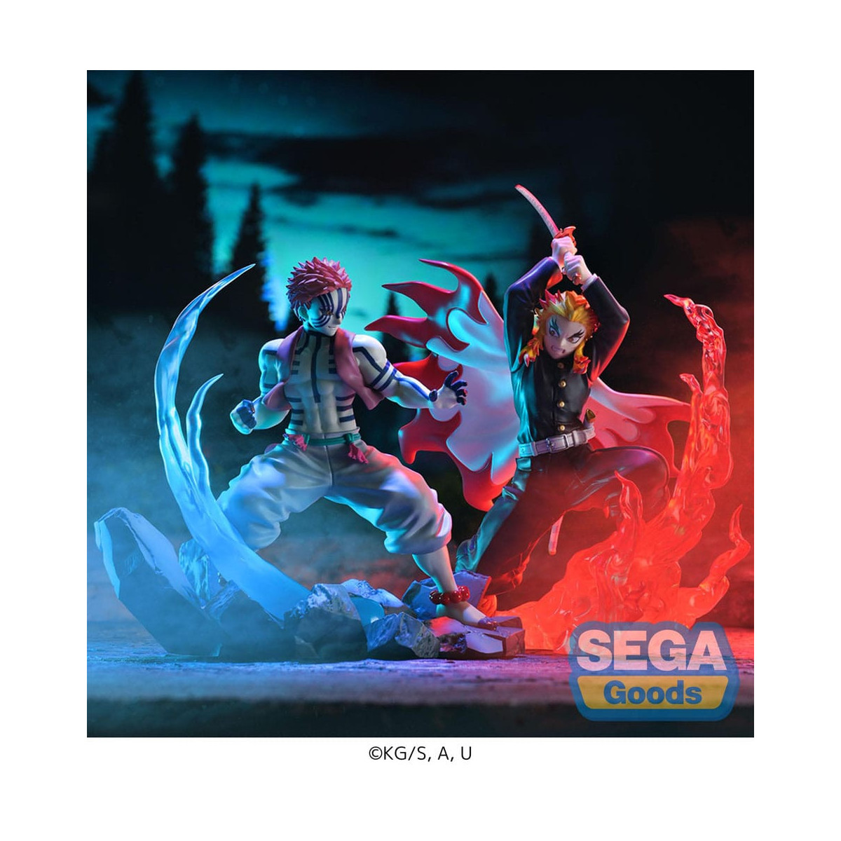 SEGA Goods - Xross Link Anime Akaza - Demon Slayer: Kimetsu no Yaiba: Kimetsu no Yaiba