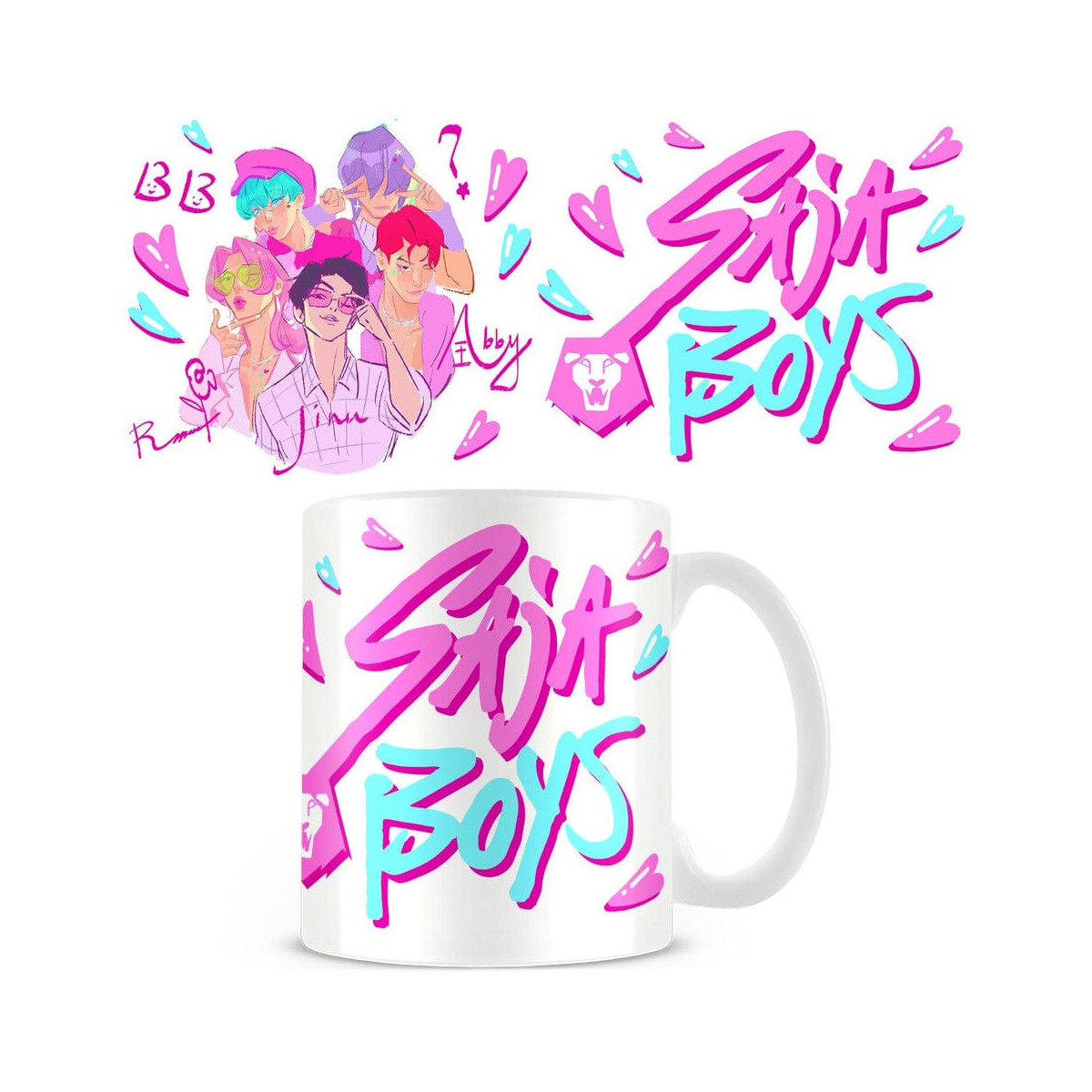 Pyramid - KPop Demon Hunters - Mug Derpy & Sussie 320ml