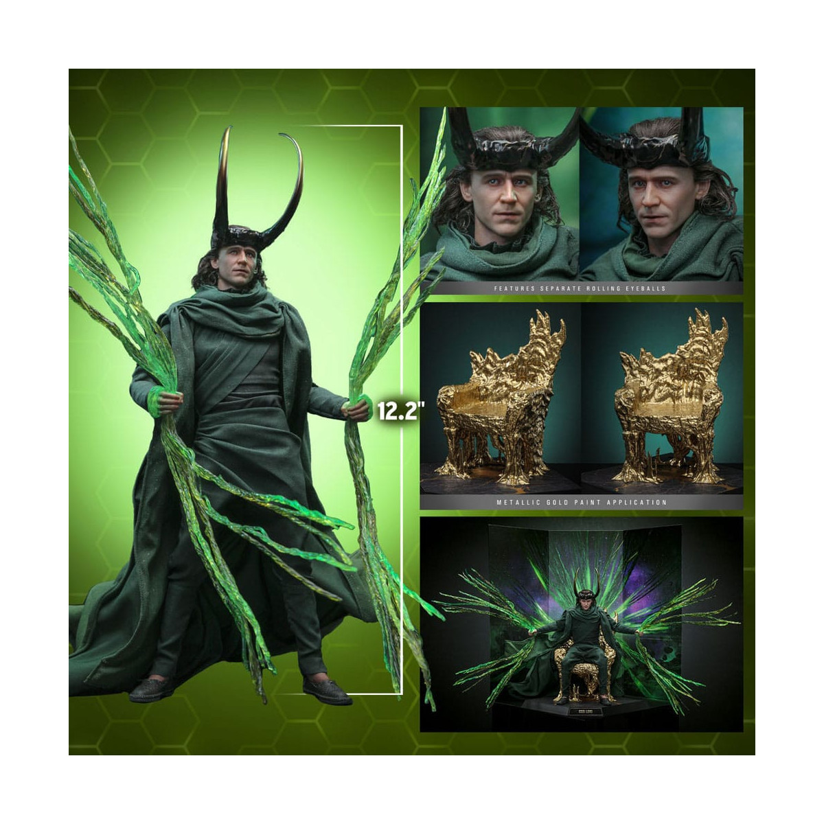 Hot toys - God Loki Artisan Edition 1/6 - Hot Toys Exclusive