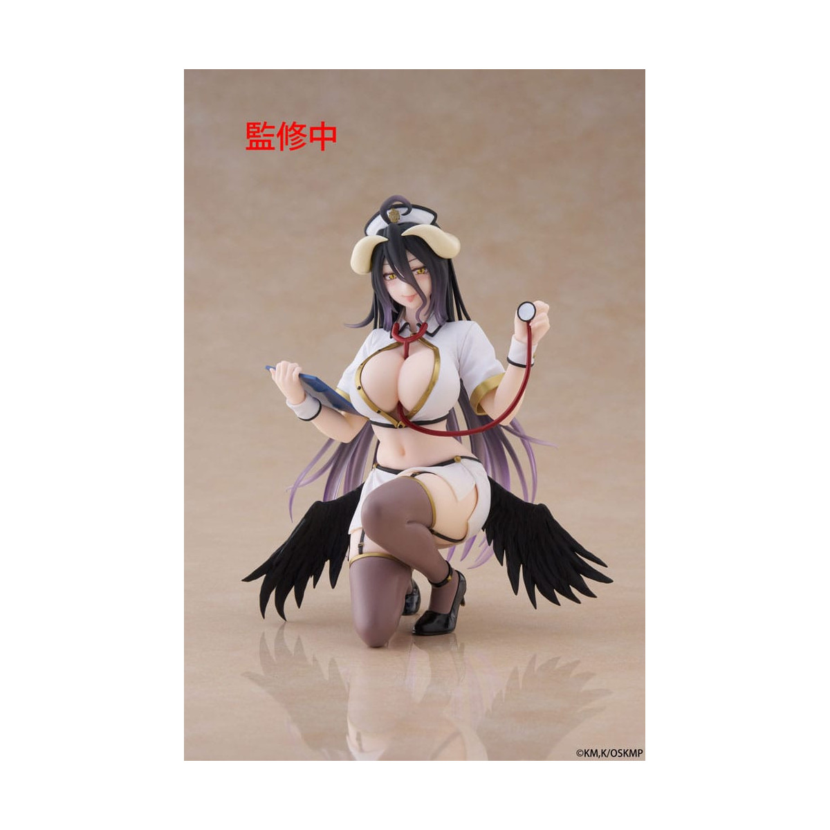 Taito - Desktop Cute Figure Albedo Nurse Version Renewal - Overlord