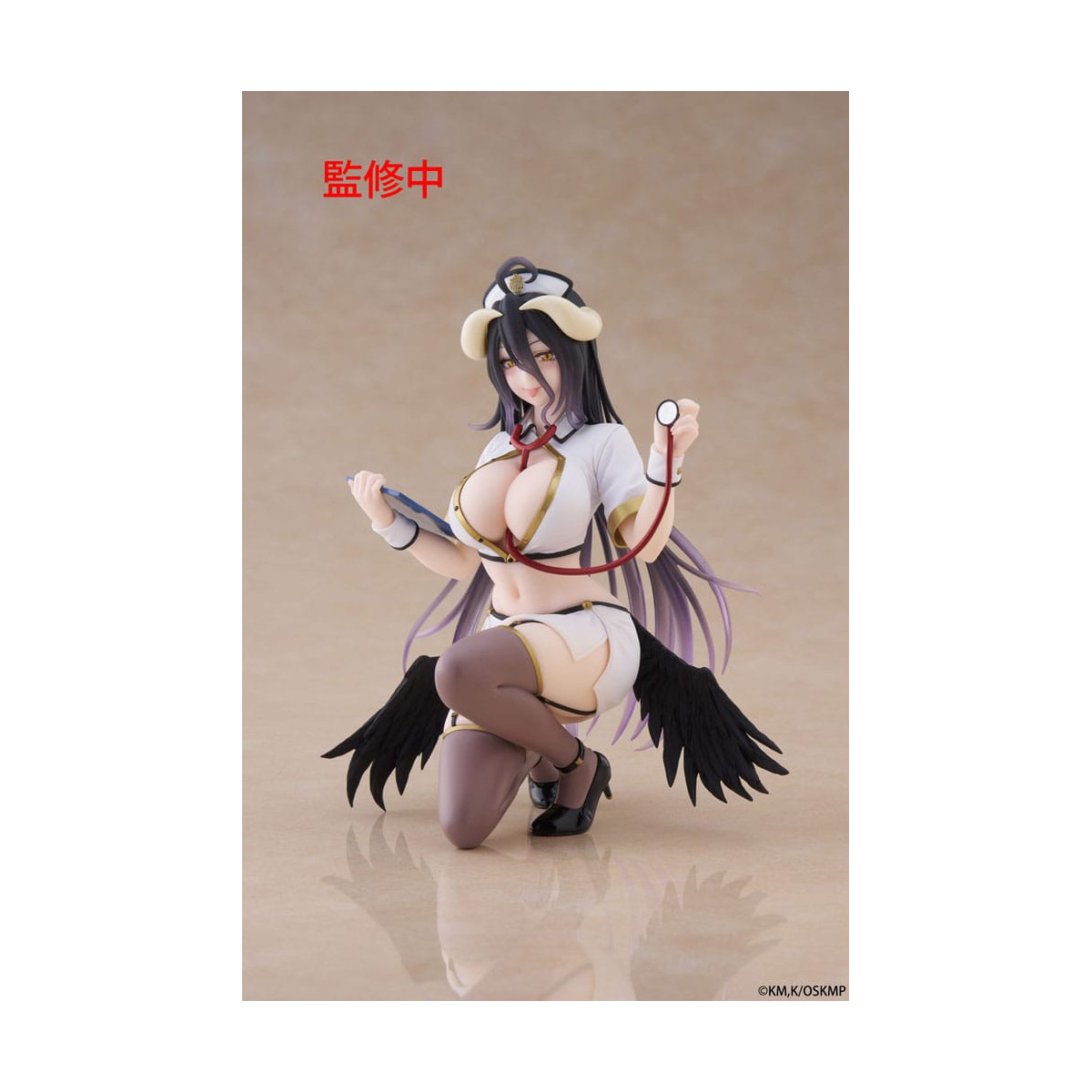 Taito - Desktop Cute Figure Albedo Nurse Version Renewal - Overlord