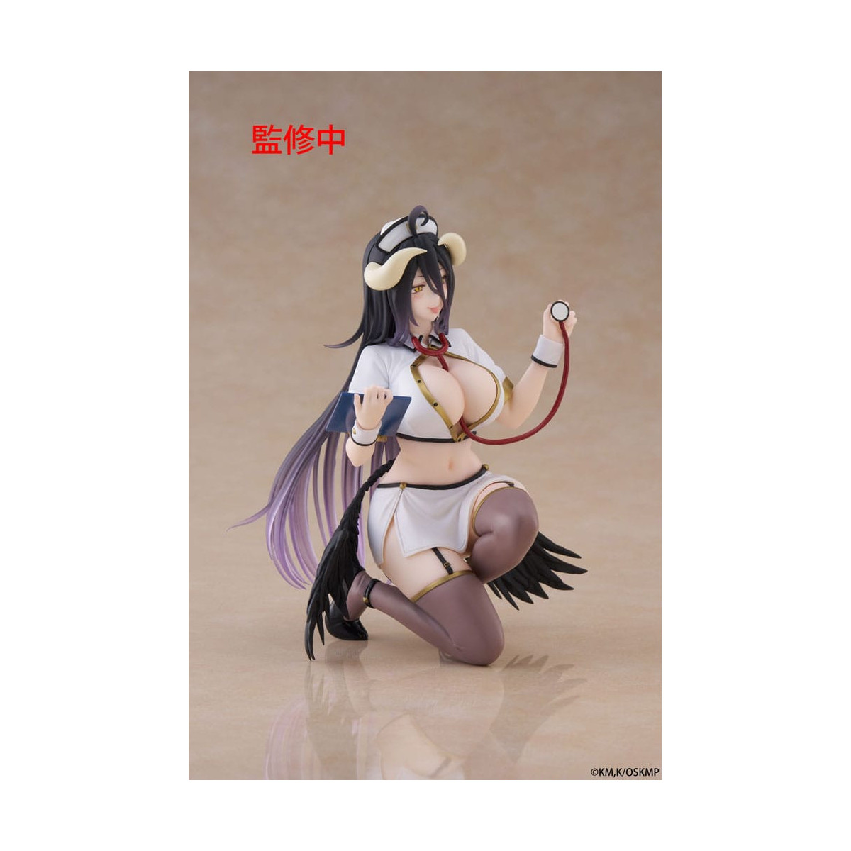 Taito - Desktop Cute Figure Albedo Nurse Version Renewal - Overlord