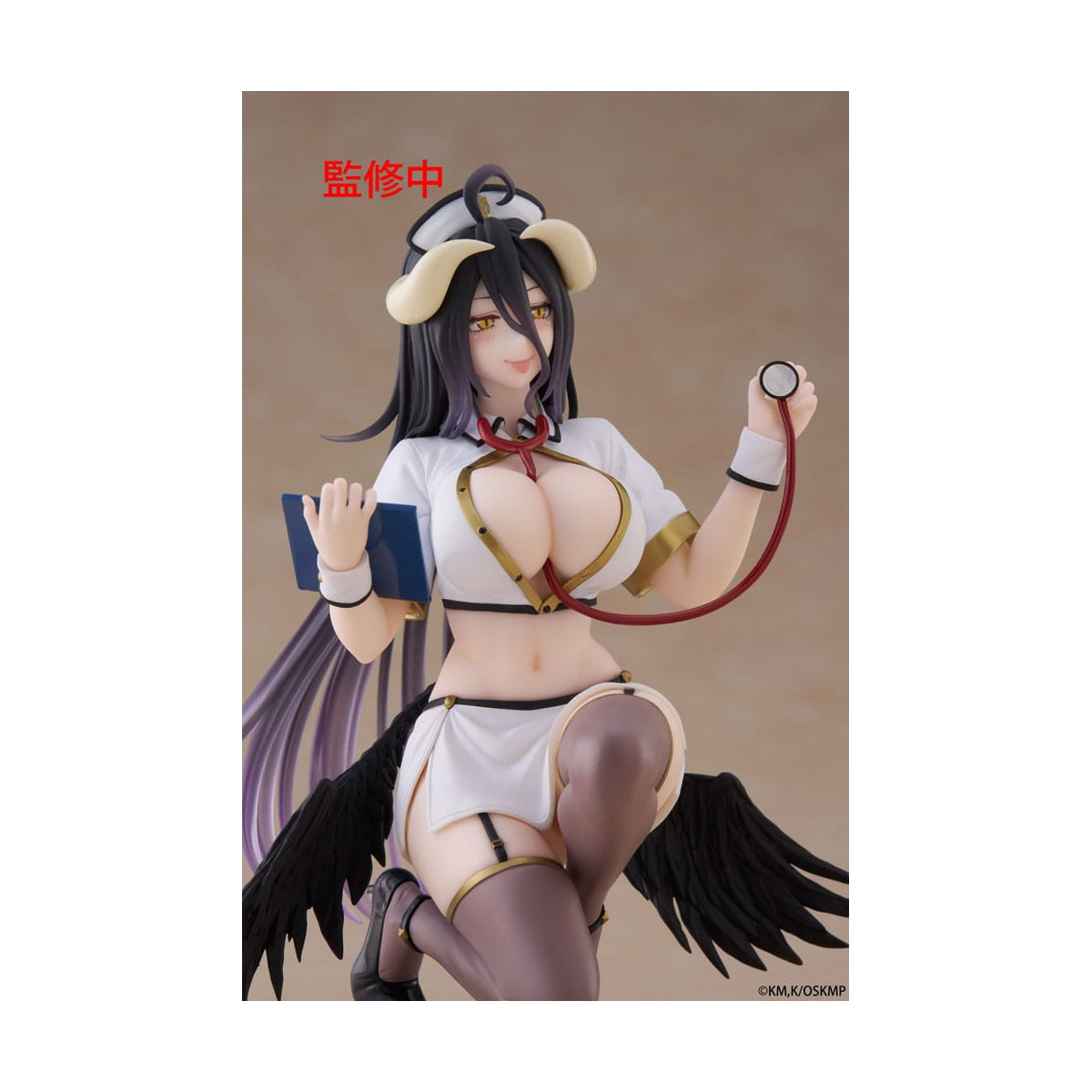 Taito - Desktop Cute Figure Albedo Nurse Version Renewal - Overlord