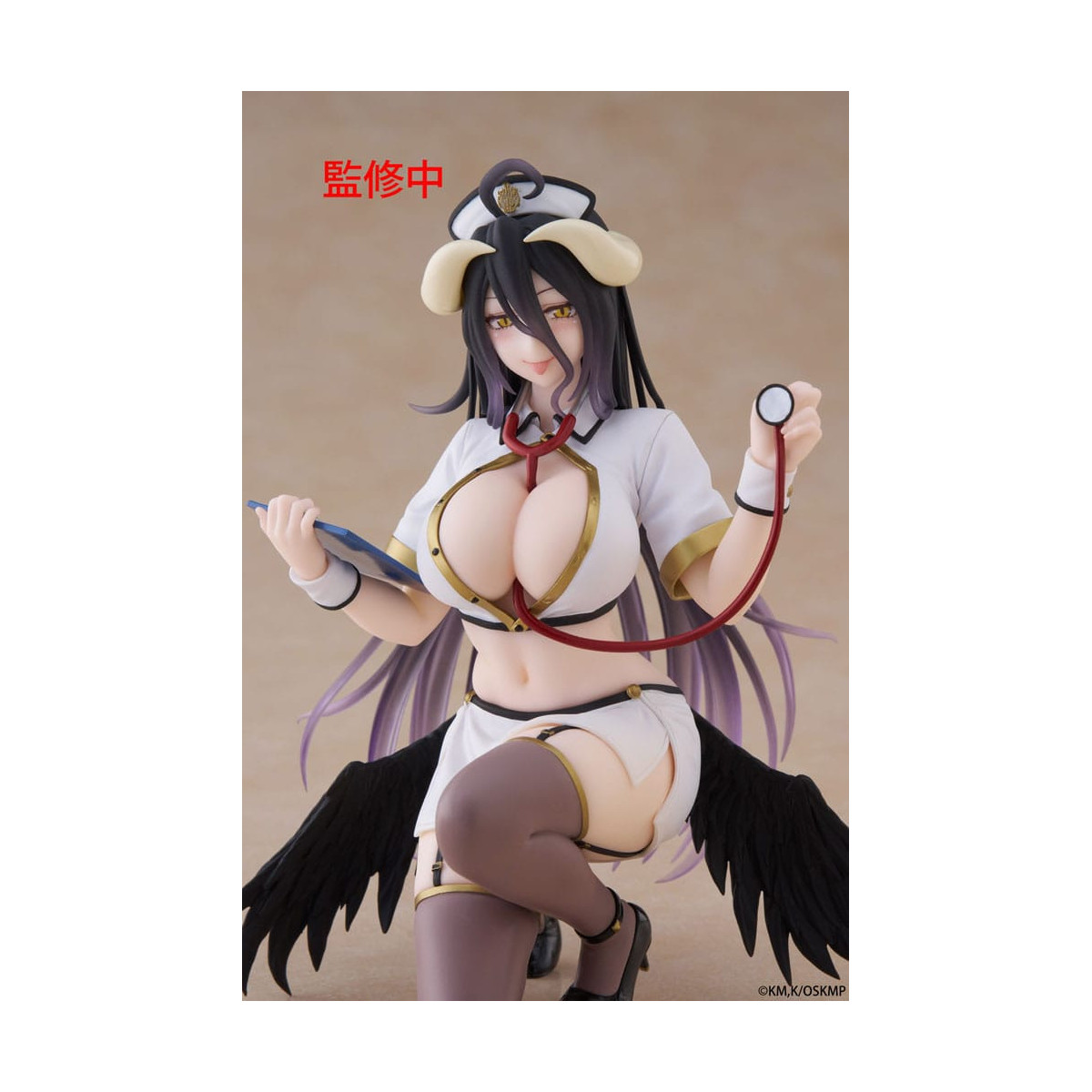 Taito - Desktop Cute Figure Albedo Nurse Version Renewal - Overlord